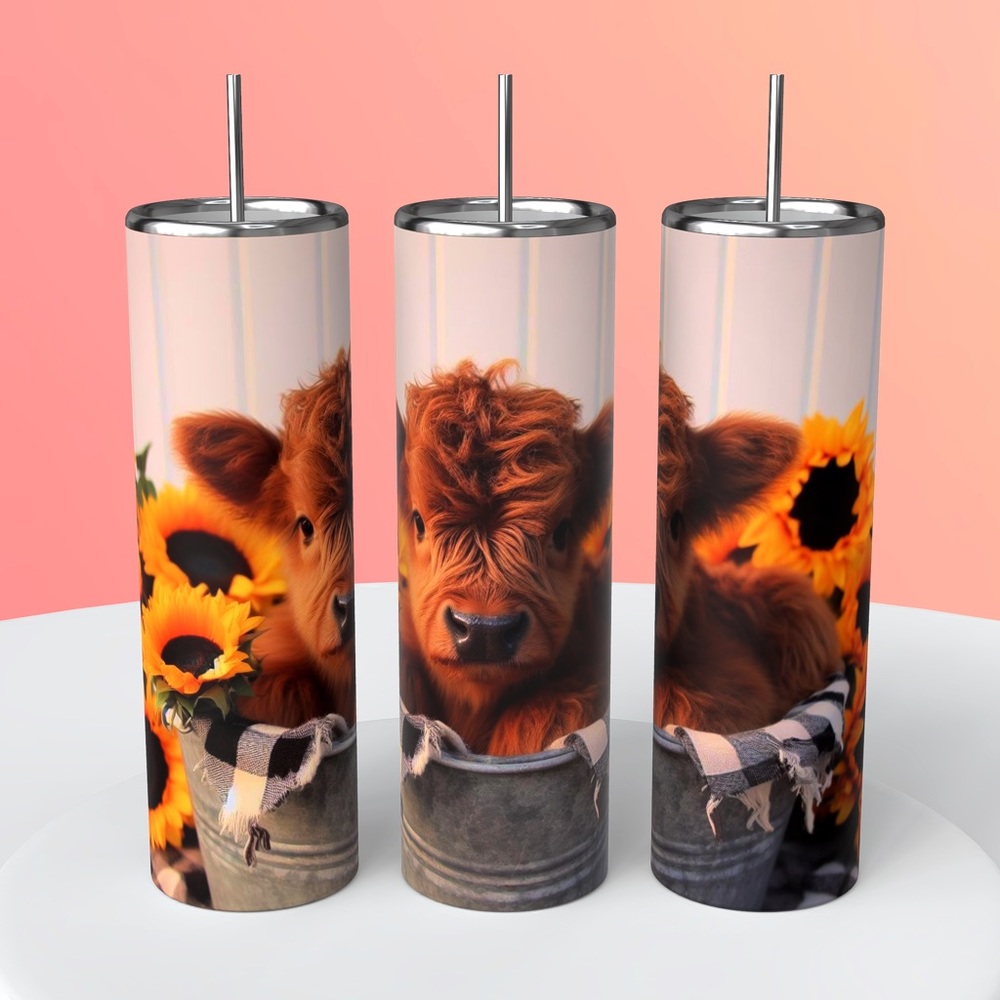 Highland cow #3 20 oz tumbler